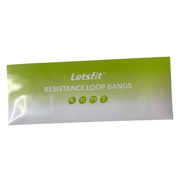 NIB Letsfit Set of 5, Resistance Loop Exercise Bands - Picture 6 of 6